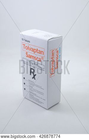 Manila, Ph - July 14 - Tolvaptan Samsca Tablet On July 14, 2021 In Manila, Philippines.
