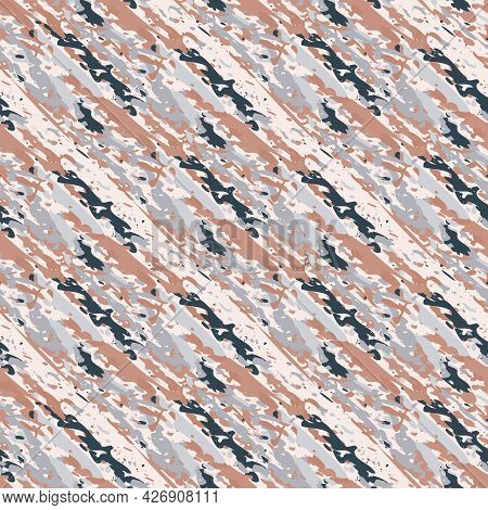 Upholstery Fabric Burlap Vector Seamless Pattern Background. Mid-century Modern Faux Cotton Texture 