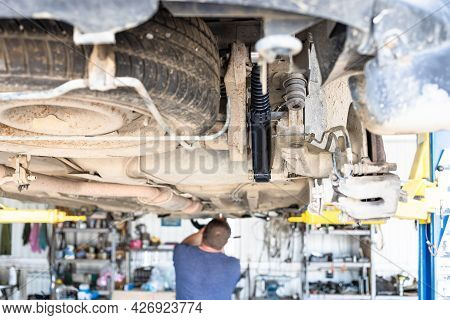 Car Maintenance With Shock Absorber Replacement (focus On The New Rear Shock Absorber)