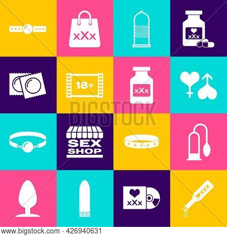 Set Spanking Paddle, Penis Pump, Male And Female Heart, Condom Safe Sex, Play Video With 18 Plus, Co