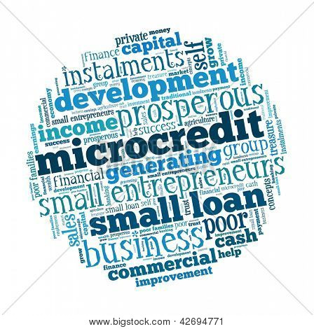 Microcredit ในภาพตัดปะคำ