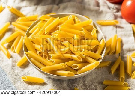 Homemade Italian Dry Mostaccioli Pasta