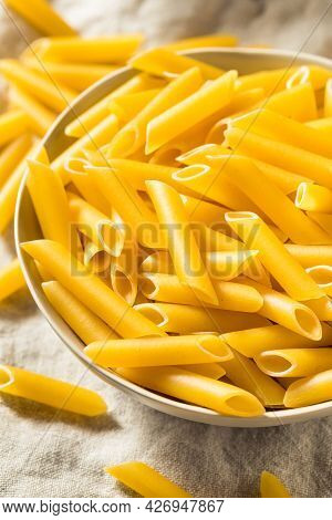 Homemade Italian Dry Mostaccioli Pasta