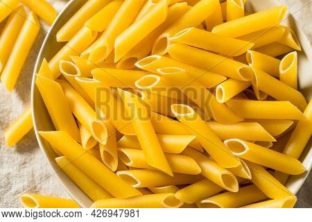 Homemade Italian Dry Mostaccioli Pasta