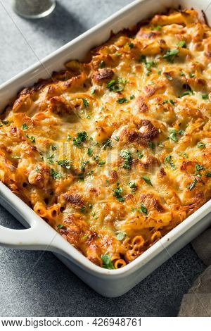Homemade Chicago Baked Mostaccioli