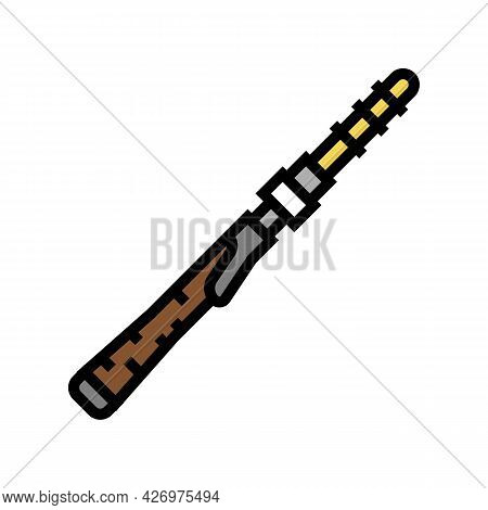 Spinning Rods Color Icon Vector. Spinning Rods Sign. Isolated Symbol Illustration