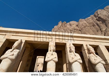 Afrika. Egypten, west Theben, hatshepsut temple
