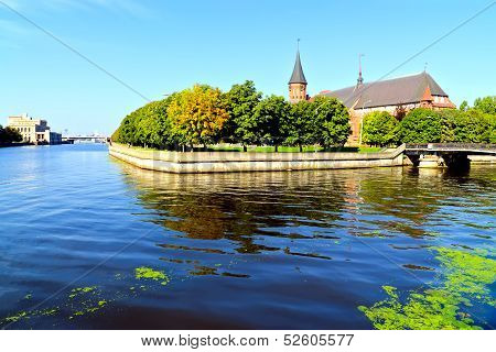 Koenigsberg Cathedral - Gothic 14Th Century. Kaliningrad (until 1946 Koenigsberg) Russia