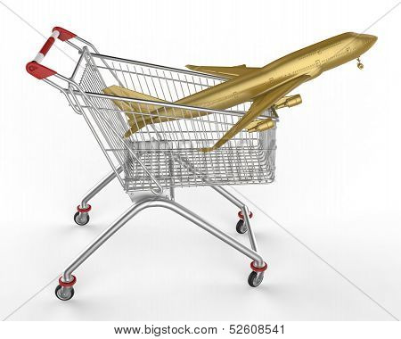 Shop Cart And Aircraft