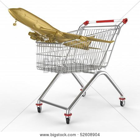 Shop Cart And Aircraft
