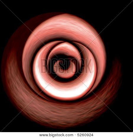 Runde røde abstraktion