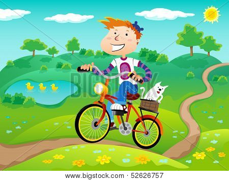 Boy On The Bike