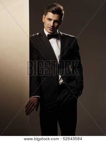Sexy Young Man In Suit