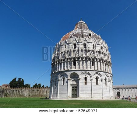 Baptistry Of Pisa, Tuscany, Italy