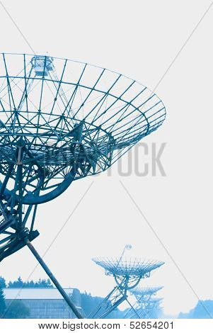 Radio Telescopes  In Westerbork, The Netherlands