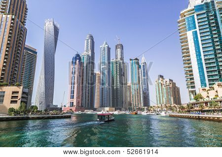 Dubai Marina Cityscape, Uae