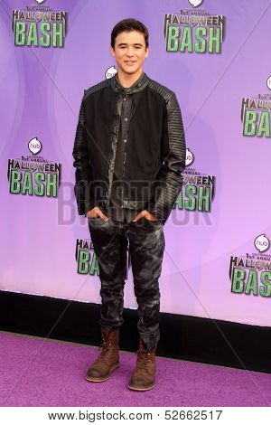 LOS ANGELES - OCT 20:  Keean Johnson at the Hub Network First Annual Halloween Bash at Barker Hanger on October 20, 2013 in Santa Monica, CA