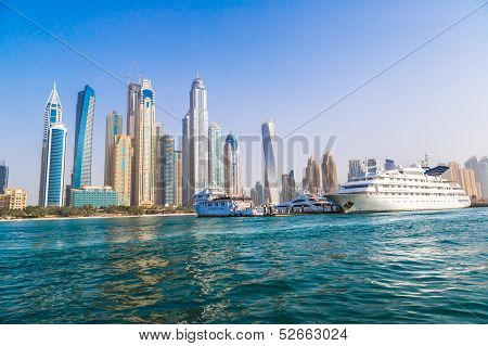 Dubai Marina Cityscape, Uae