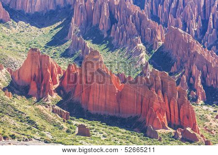 landscape near Tupiza, Bolivia