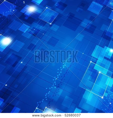 Blue Biz Motion Background