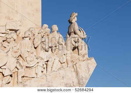 Monumento a los Descubrimientos in Lisbon Portugal