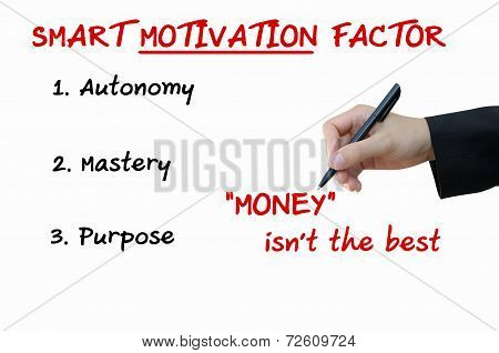 Smart Motivation of Business Concept