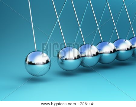Newton vugge 3D