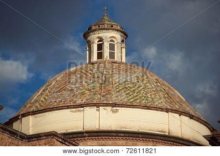 Dome of the Iglesia de la Compania in Cusco