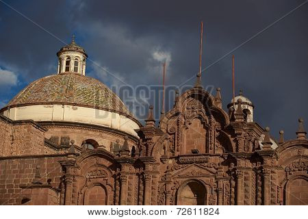 Dome of the Iglesia de la Compania in Cusco