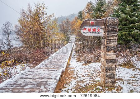 China Winter Landscape