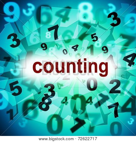 Numbers Counting Represents One Two Three And Learn