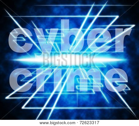 Cyber Crime Indicates World Wide Web And Felony