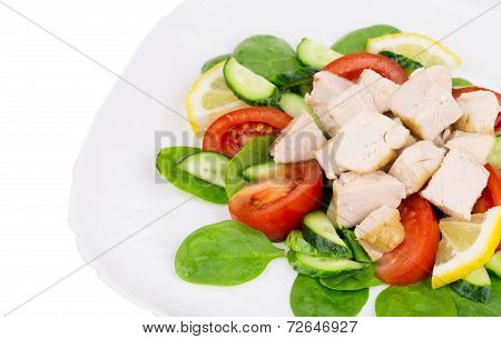 Close up of healthy salad.