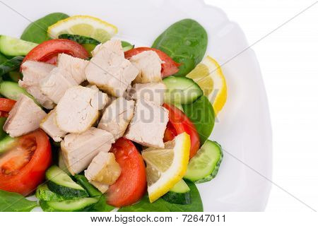 Close up of healthy salad.