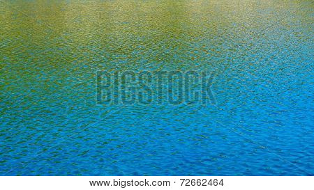 Reflections on the water