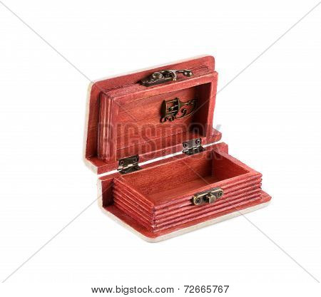 Jewelry case with decoration.