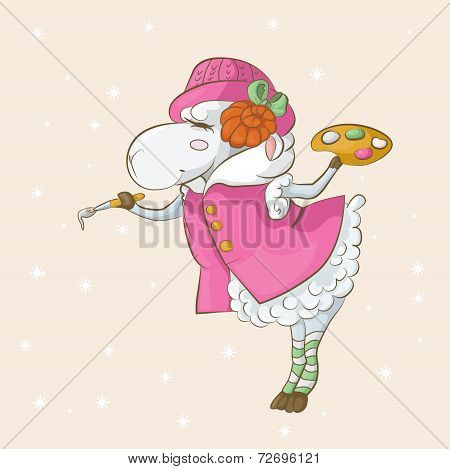 Snow Sheep