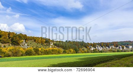 Rock Formation Twelve Apostles In Bavaria