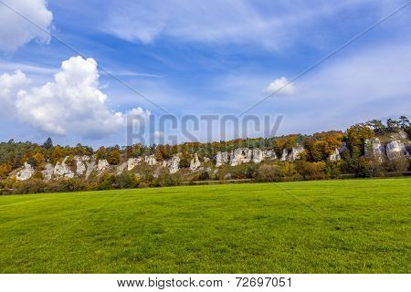 Rock Formation Twelve Apostles In Bavaria