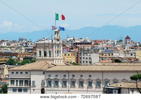 Rome Aerial View From Vittorio Emanuele Monument