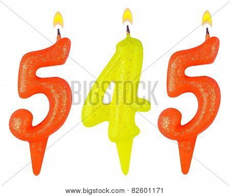 Candles Number Five Hundred Forty-five