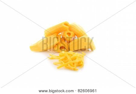 Ripe Jack Fruit On White Background