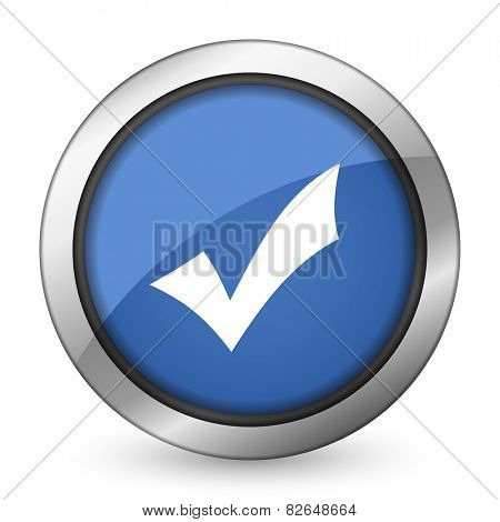 accept icon check sign 