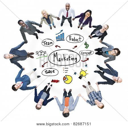 Marketing Strategy Team Business Commercial Advertising Concept