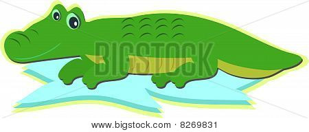 Aligator odpoczynku