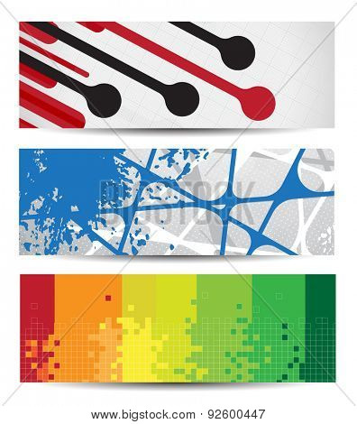 Banner of abstract background