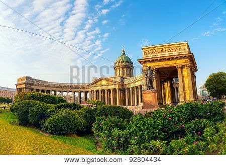 Cathedral Of Kazan In Saint Petersburg, Russia