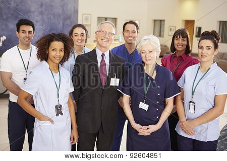 Portrait Of Hospital Medical Team