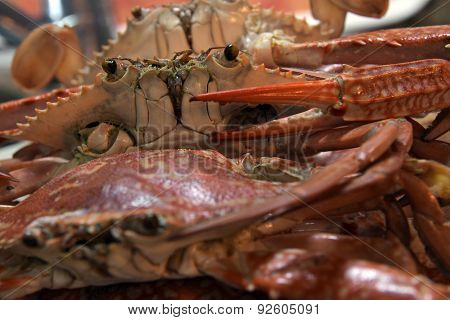 Boiled Crabs, Ready to cook for Thai Crab Curry
