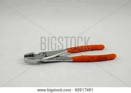 Pliers with red Handles
